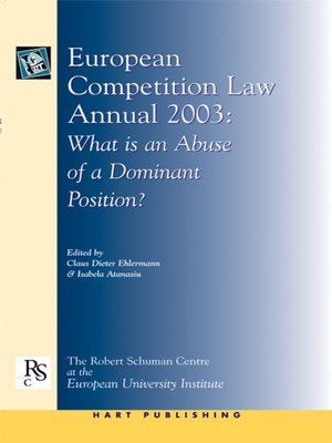 cover image of European Competition Law Annual 2003